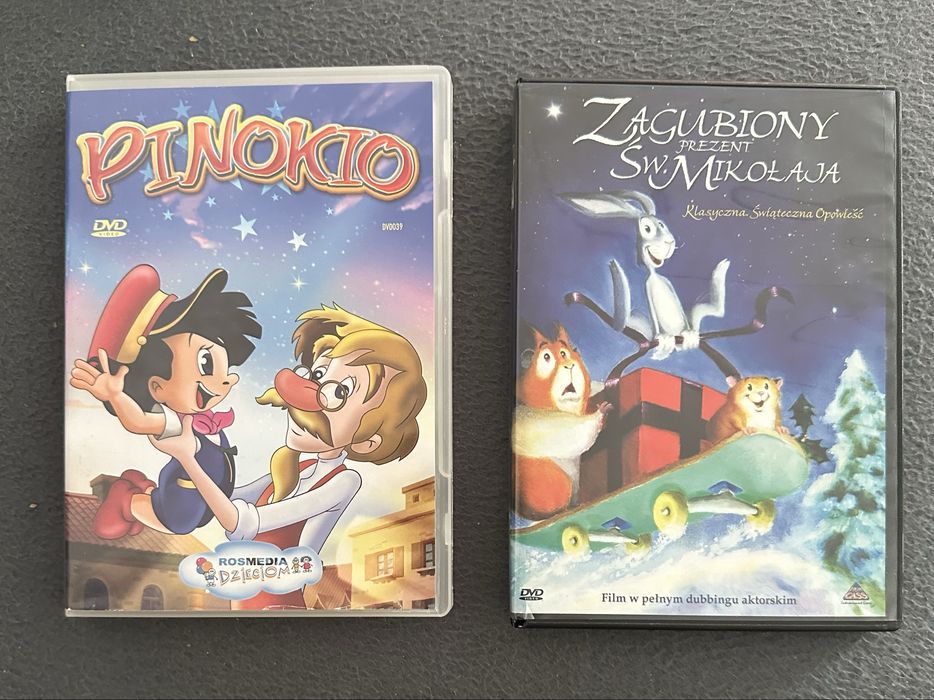 plyty dvd Pinokio i zagubiony prezent sw. Mikollaja