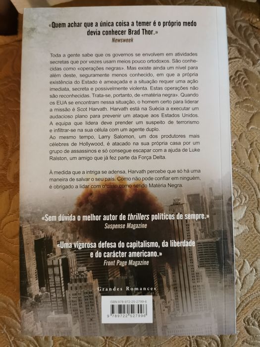 Matéria Negra (Brad Thor) - Bertrand