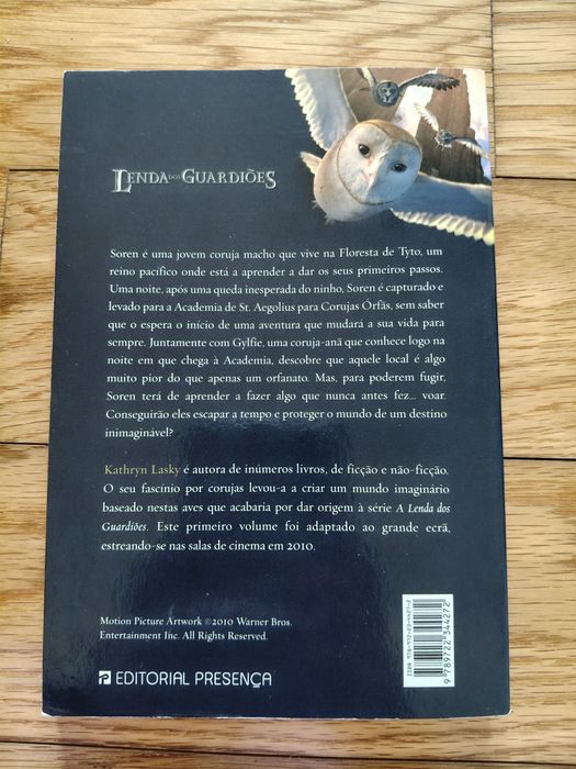 Livro "Lenda dos guardiões"