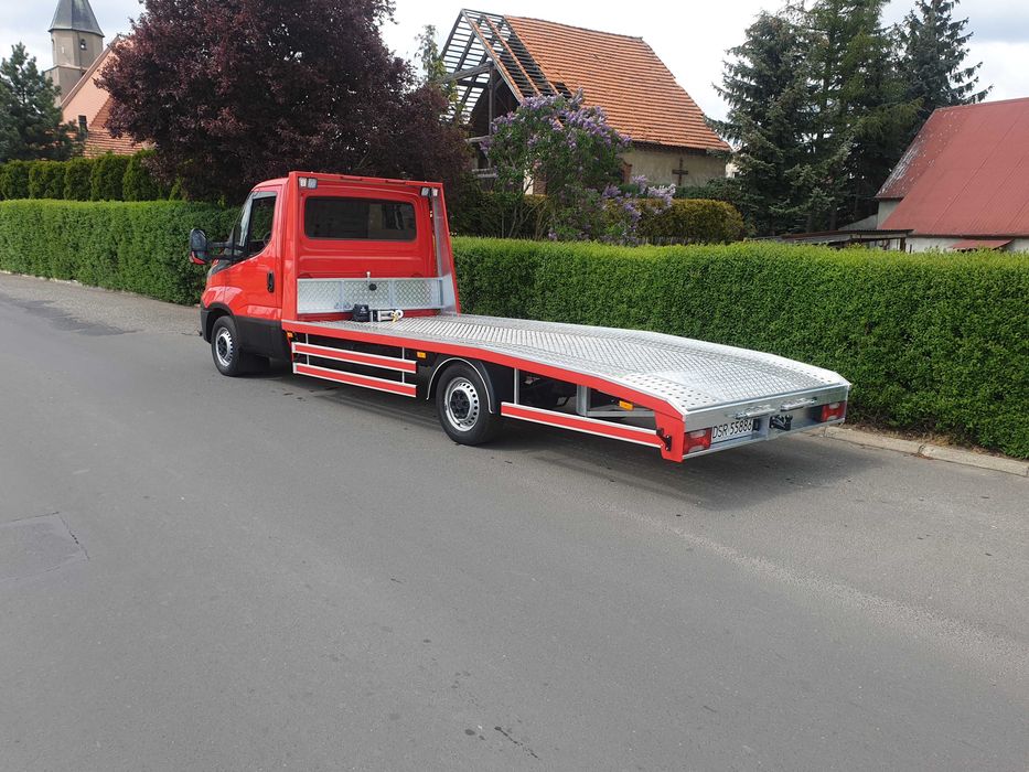 najazd ZABUDOWA autolaweta POMOC DROGOWA ducato producent KUNICE