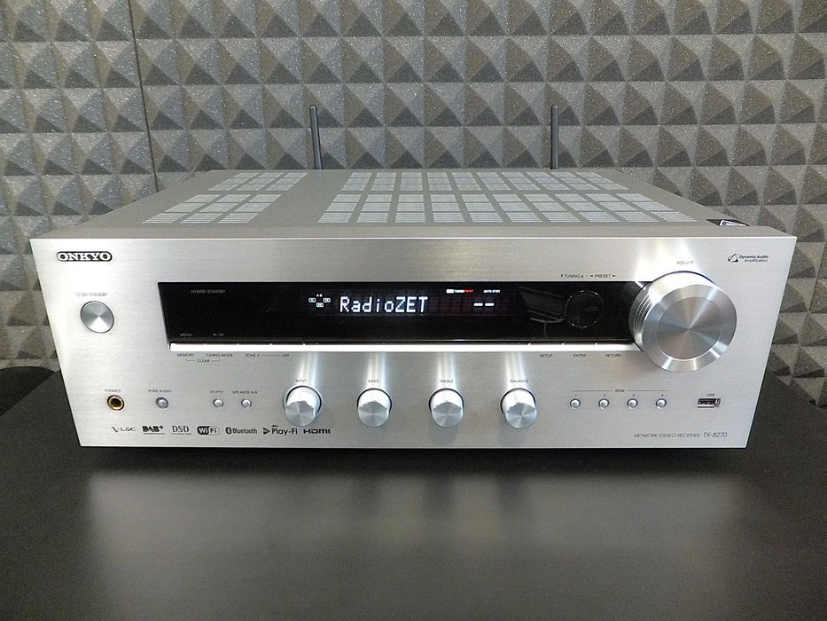Nowoczesny amplituner stereo ONKYO TX-8270 / Wi-Fi / bluetooth / HDMI / DAB+