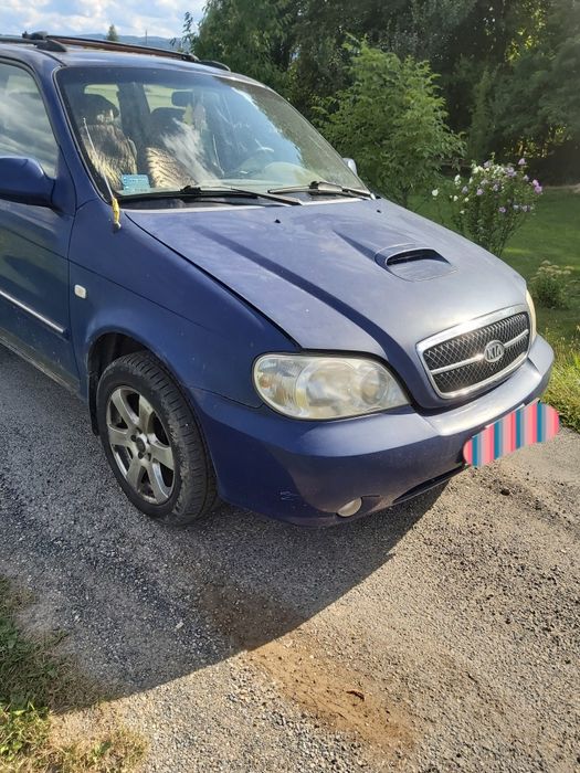 kia canival maska zderzak lampa części 2.9 crdi
