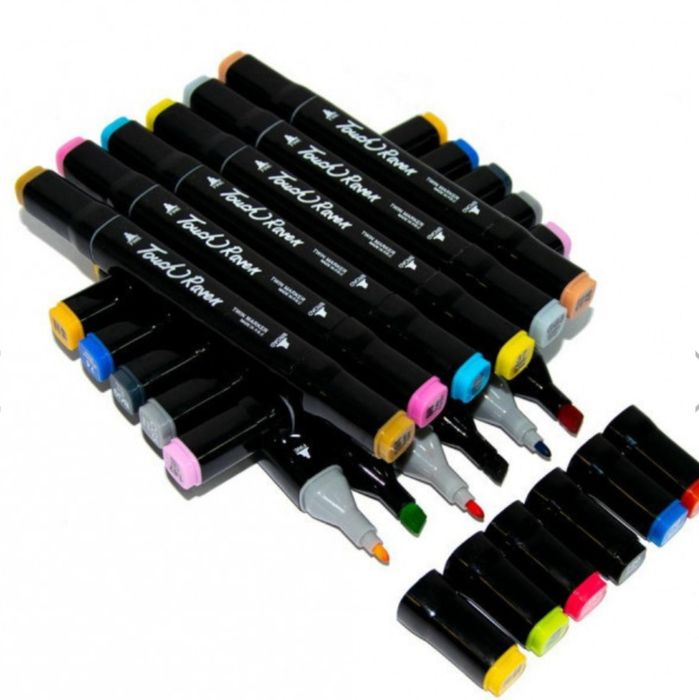 Набор скетч-маркеров для рисования двусторонних Touch