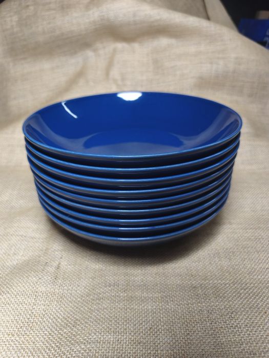 IKEA Blue Dish Set, 37 Pieces64738117651587122