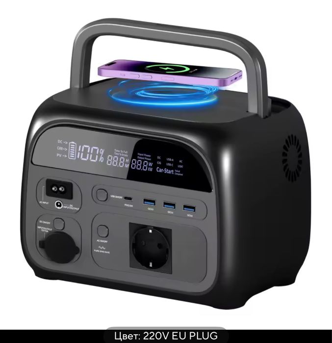 зарядна станція  CTOLITY AP400 600W  синус LifePO4  зарядная станция