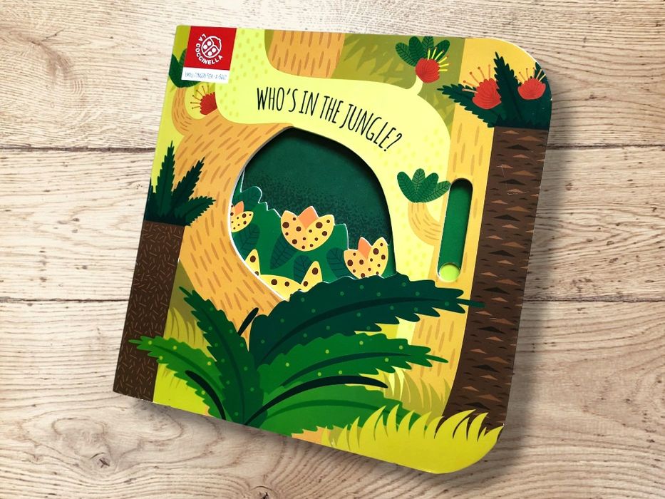 Who's in the Jungle? przesuwanka sensoryczna po angielsku