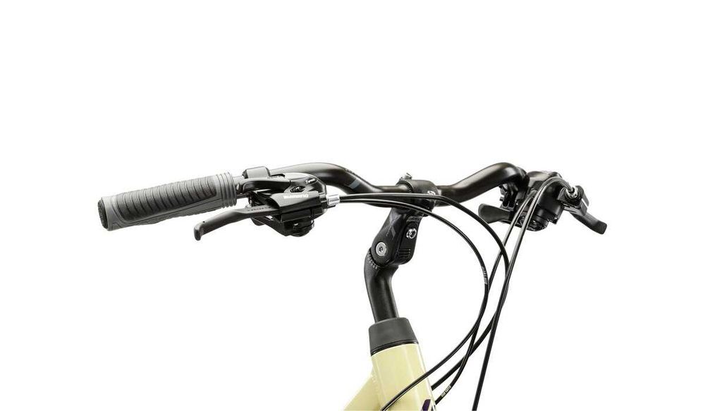 Nowy rower damski Kross Trans 1.0 2025 beżowo fioletowy - sklep Ślask