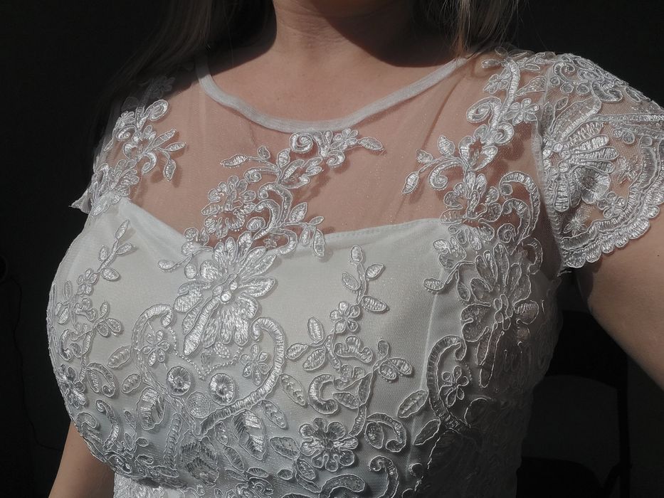 Sukienka ślubna wyprana