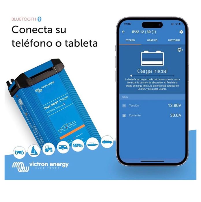Carregador Victron 30A