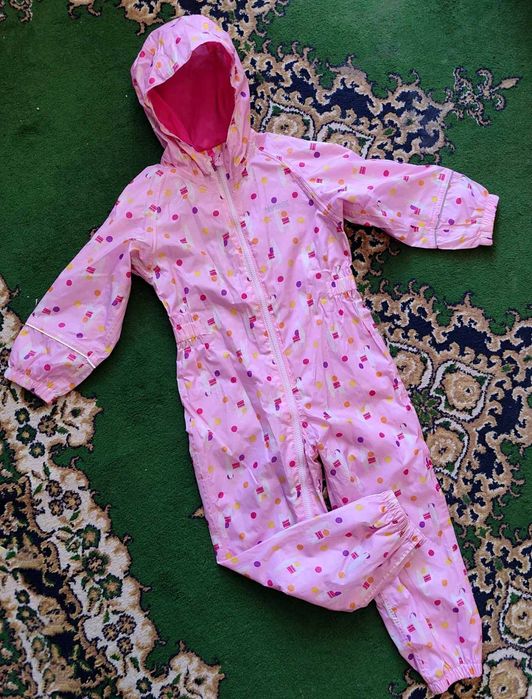Комбінезон дощовик грязепруі для дівчинки