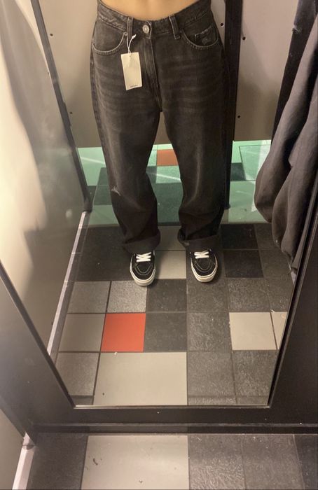 джинсы черные cropp