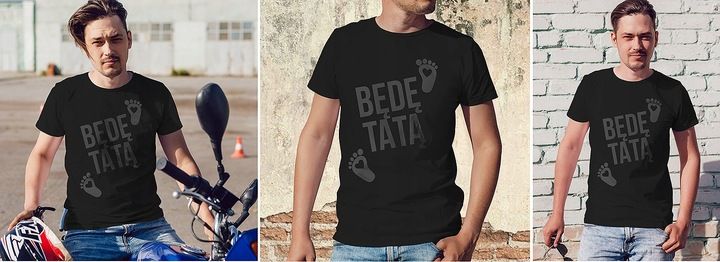 T-shirt Dzień Ojca Taty Będę Tatą 2xl Jakość