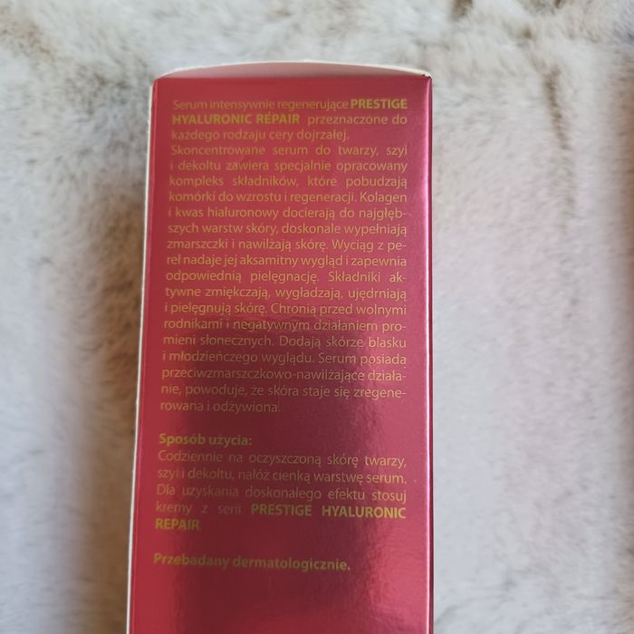 Serum Prestige Hyaluronic intensywnie regenerujące dla cery dojrzałej