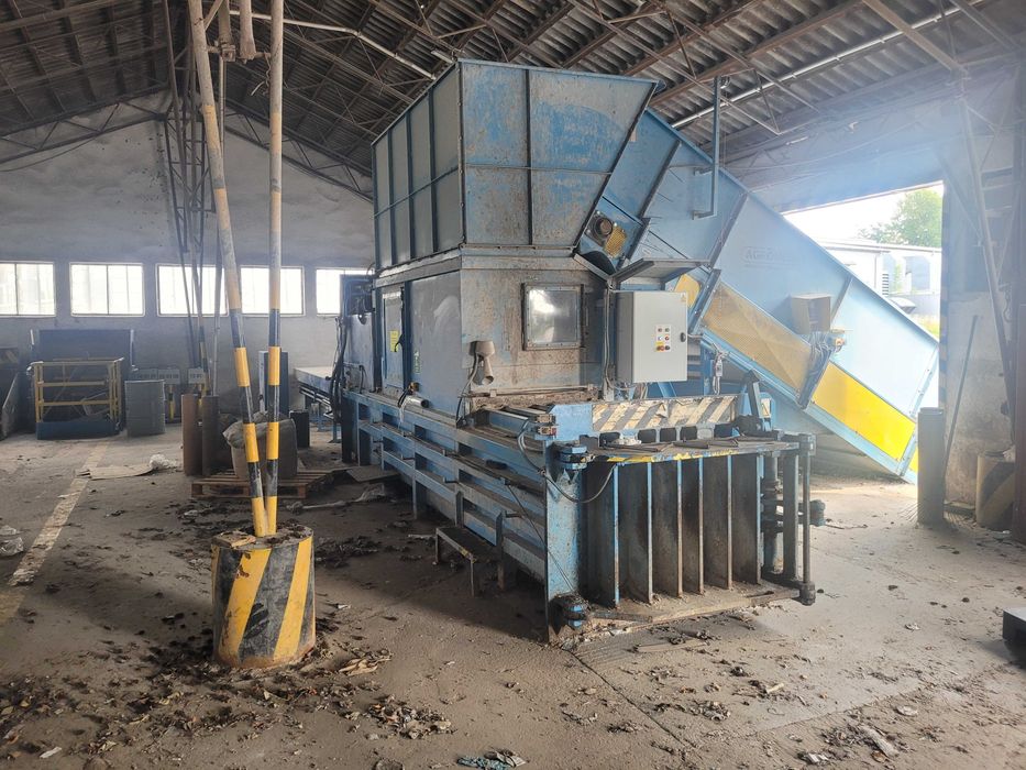 Prasa kanałowa / Belownica do odpadów  Paal Konti  + taśmociąg