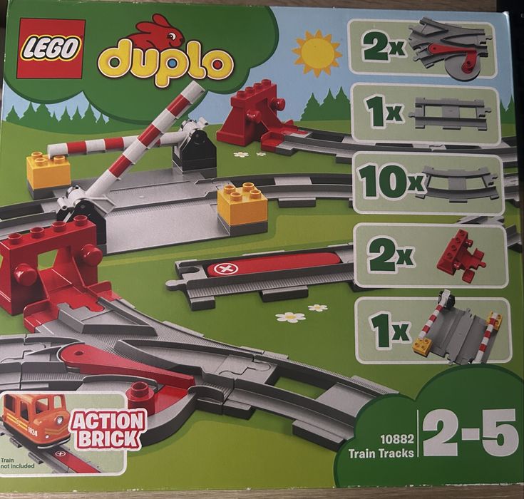 Lego Duplo tory kolejowe 10882