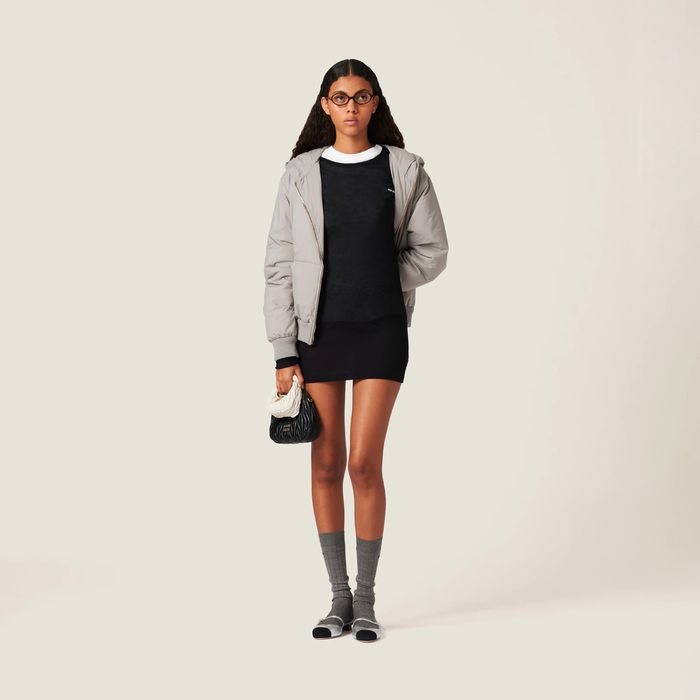 Подовжений лонгслів Miu Miu