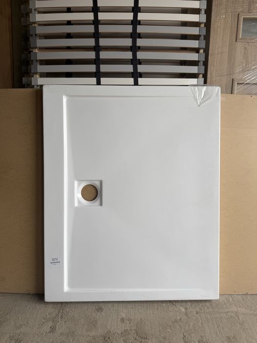 Brodzik 90x110 nowy bialy syfon w kpl
