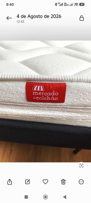 Colchão Casal semi-novo