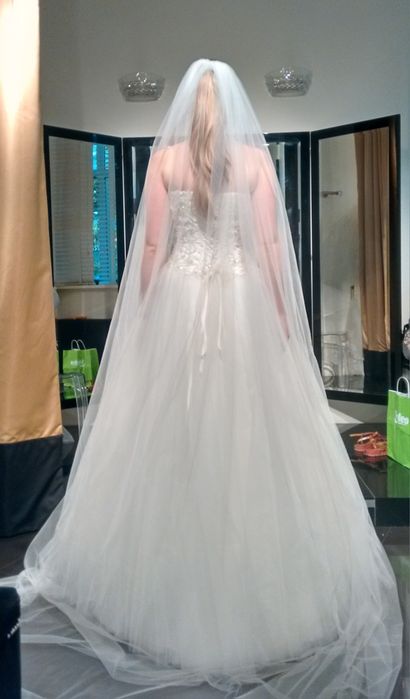Suknia ślubna, Księżniczka, 36/38 – IVORY + WELON I HALKA