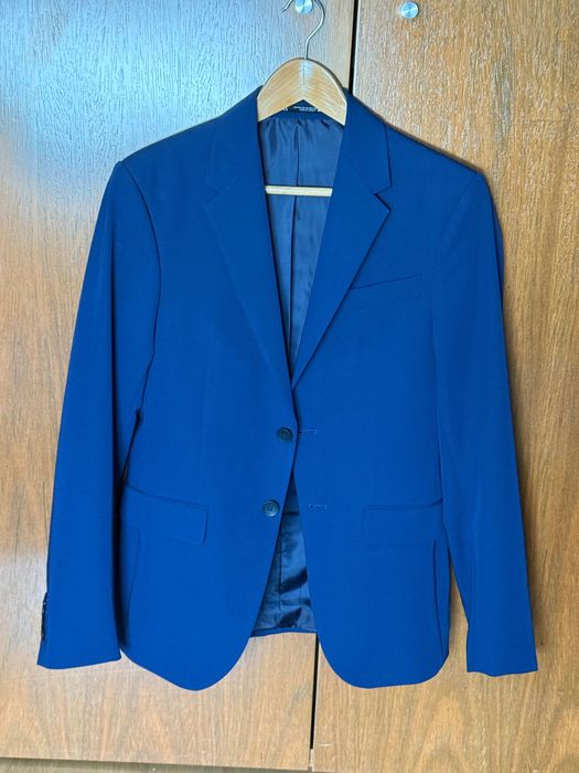 Casaco blazer Azul Slim Fit da Zara