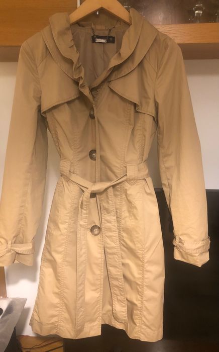 Płaszcz damski , prochowiec , beżowy Reserved , 38