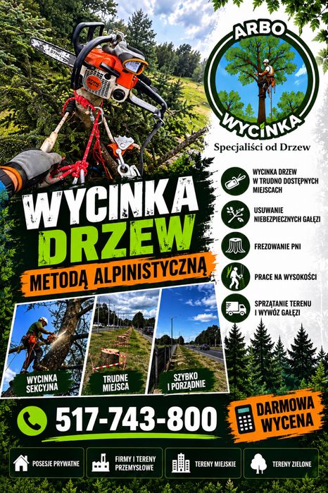 Wycinka drzew Alpinistyczna