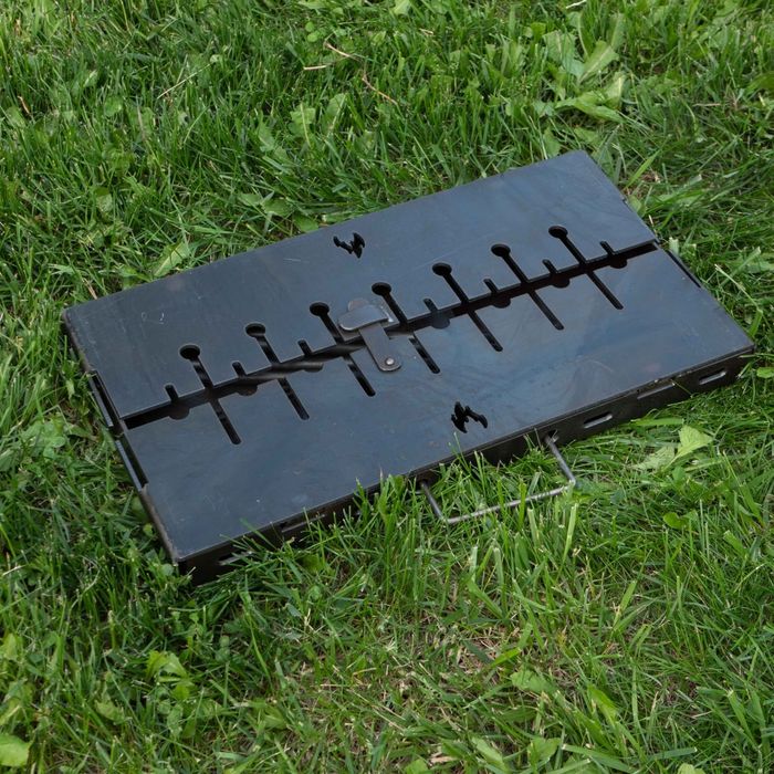 Мангал чемодан, мангал валіза 2мм ,3 мм. На 6,8,10,12 шампурів..