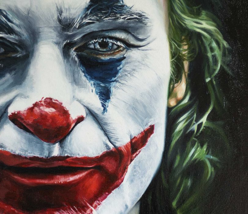 Картина "Джокер". Масло, холст на подрамнике, 50х60