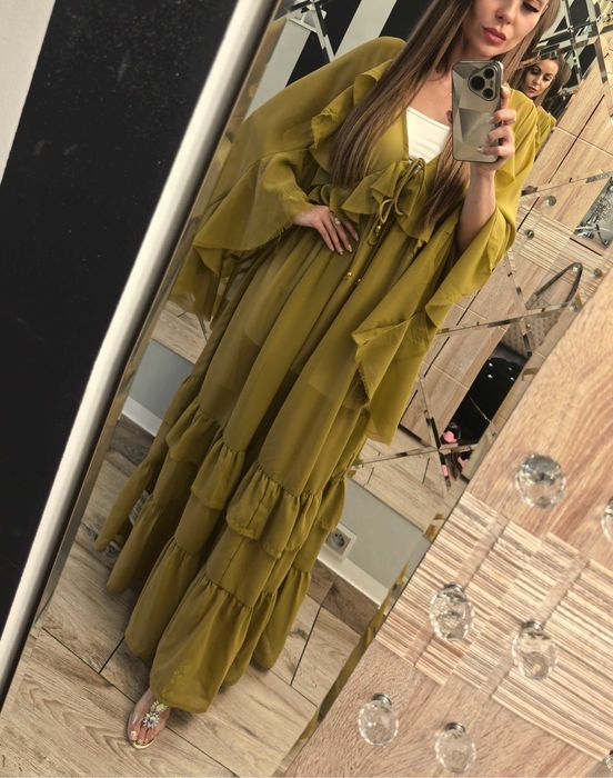 Asos piękna bohemia boho zwiewna mgiełka 34 XS impreza lato na codzień