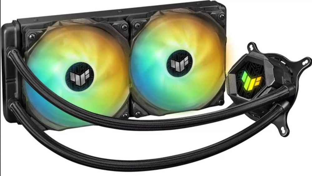 свіже Водяне охолодження 240mm ASUS TUF Gaming LC 240 A-RGB Intel.