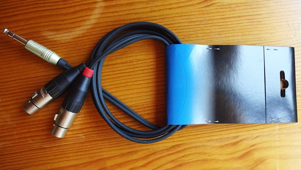 Cabo Pro Snake Stereo XLR Jack Mesa Mistura Audio Profissional Thomann