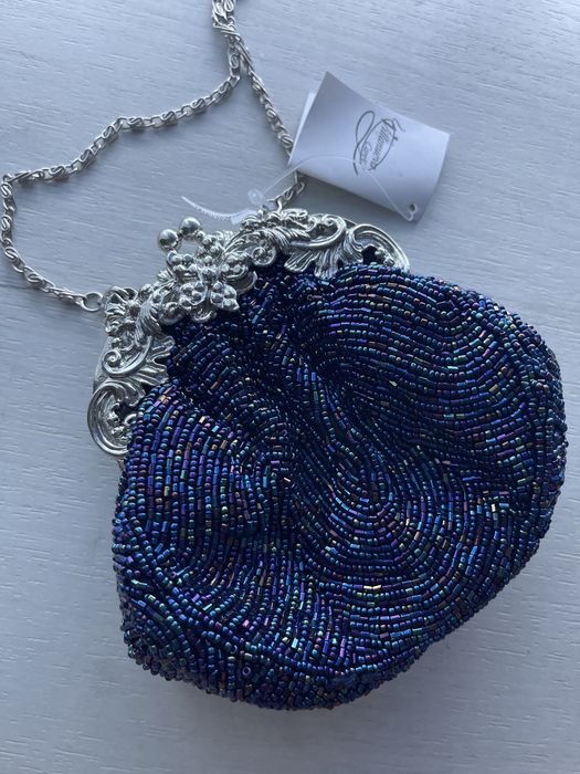 Дизайнерський вінтажний клатч ручна робота винтаж фермуар