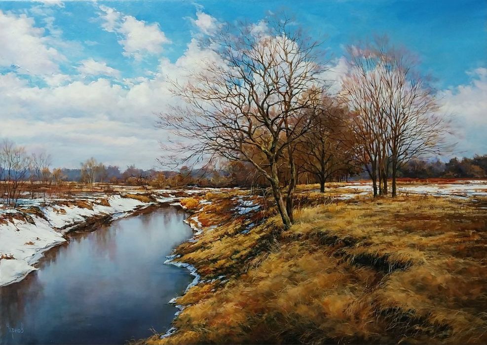 Картина "Весна вже дихає у тиші", художник Іван Чернов