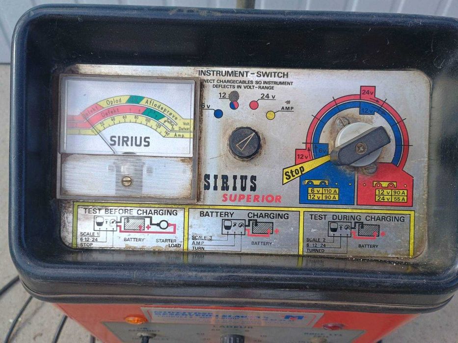 tester miernik akumulatorów ładowania 6-12-24V prostownik tir