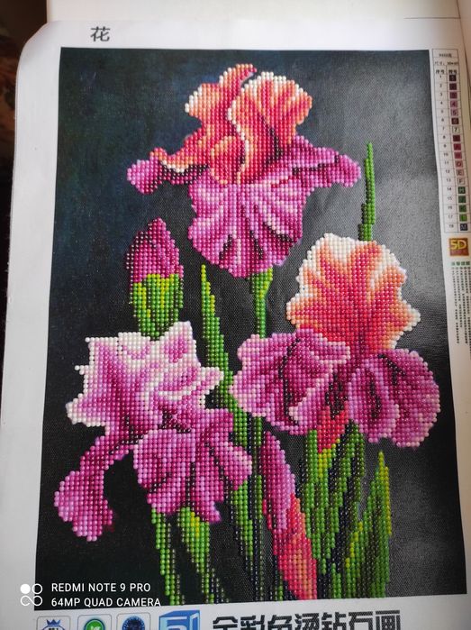 Картина ручной работы,алмазная мозаика