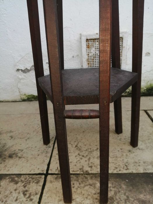 floreira antiga em madeira