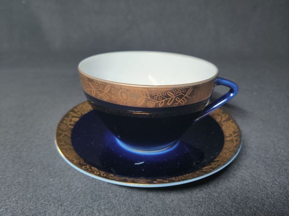 Сервіз, чайна пара, кобальтові, ЛФЗ