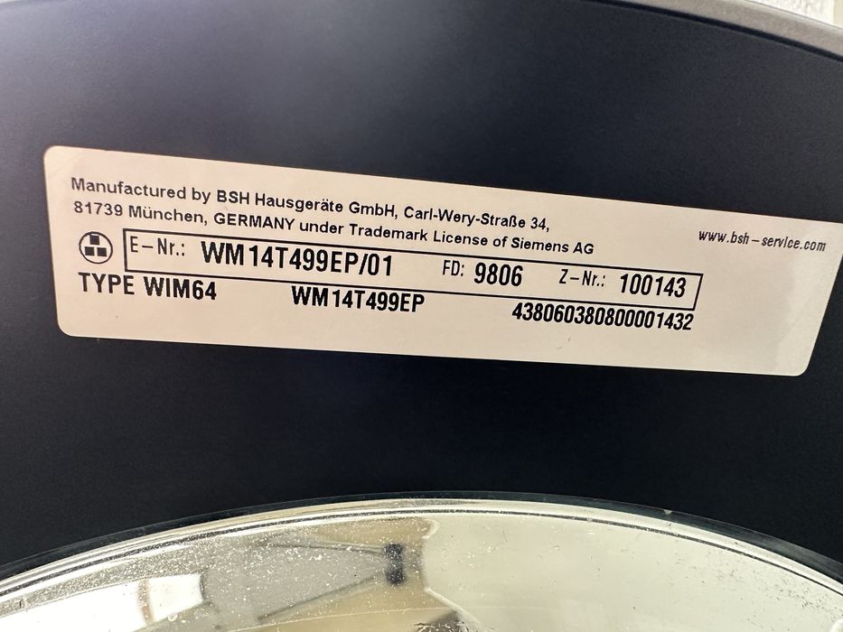 Maquina roupa Siemens