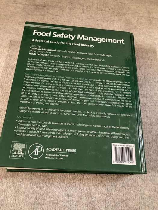 Food Safety Management: A Practical Guide for the Food Industry
