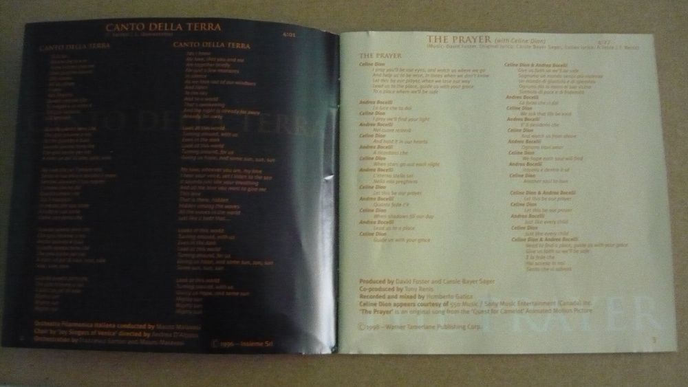 Andrea Bocelli Sogno płyta CD