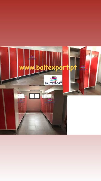Vestiário Metálico Simples Duplo Triplo Quadruplo Cacifos Portas Novo