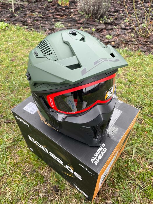Мотошолом крос ендуро LS2 Airoh Caberg Shoe Arai Leatt Bell для мотоциклів квадроциклів мотокросу