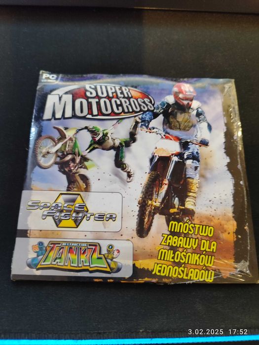 Super Motocross PC folia nowe