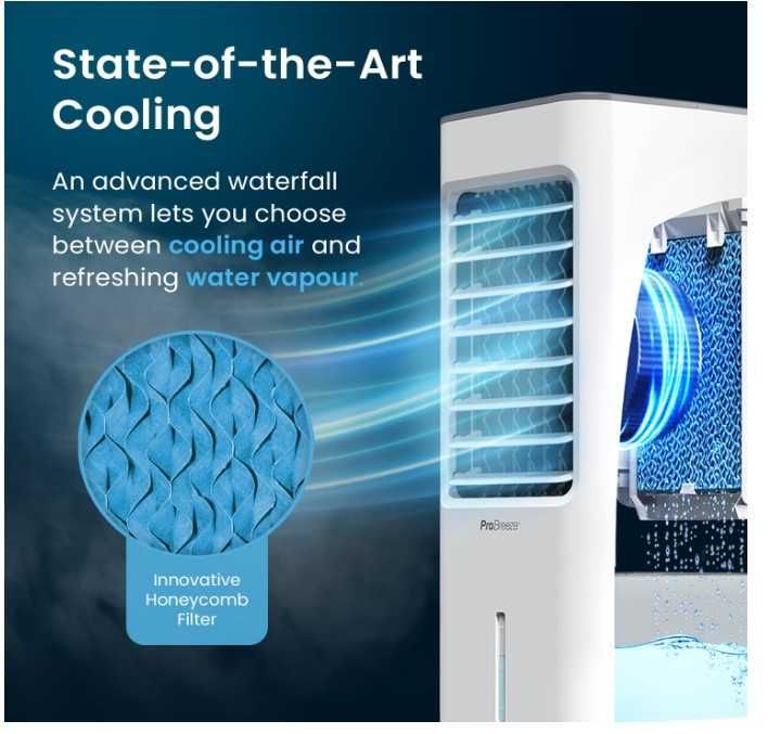 Przenośny wentylator/klimatyzator Pro Breeze sterowany pilotem