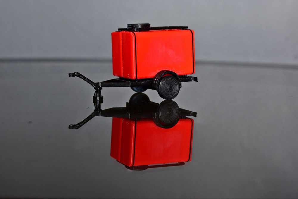 Model przyczepy strazackiej 1:43
