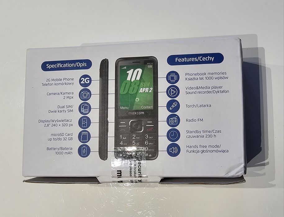 Telefon Maxcom Classic MM244