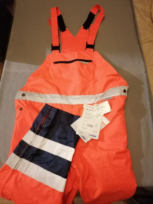 Spodnie przeciwdeszczowe niemieckiej marki Planam, nowe z etykietą XL