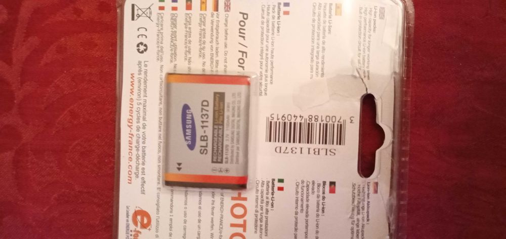 Recordaçoes Vintage da Expo98-7E- Bateria Samsung Original-7E Desde 2E