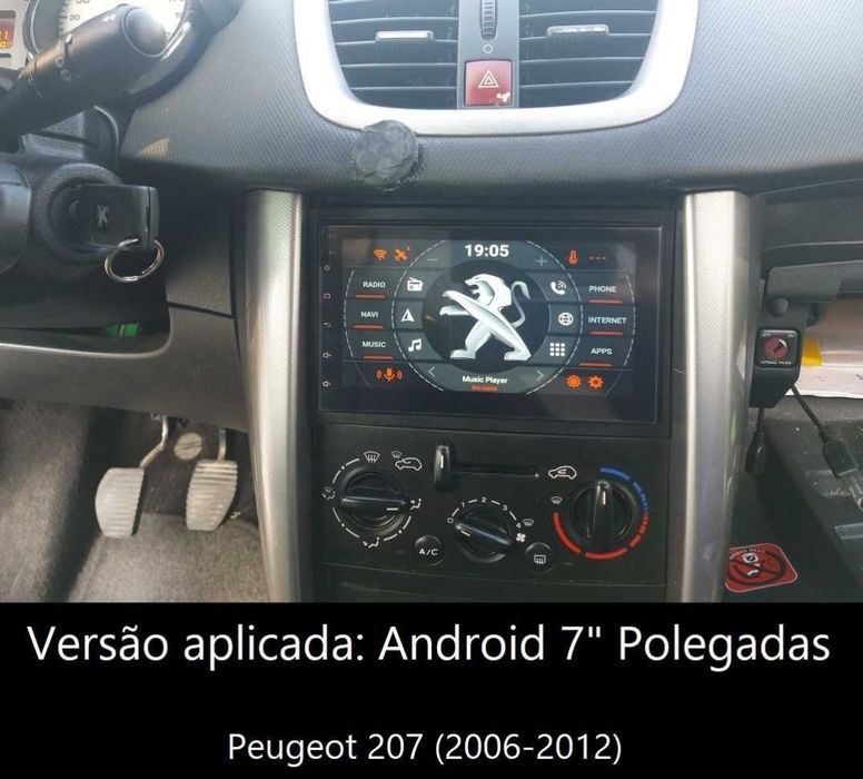 Radio Peugeot 207 / 307 + Android 4 GB RAM + 32 GB ROM + GPS + Carplay