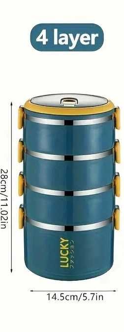 Набор Термосов для Обеда из Нержавеющей Стали Большой Вместимости